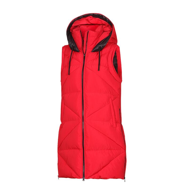 Плътен ежедневен елек с фиксирана качулка за жени Jerry червен - Червен NORTHFINDER