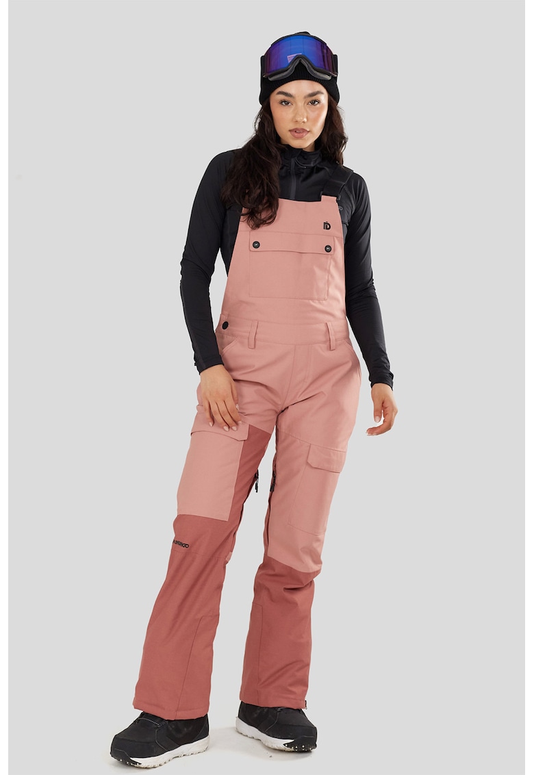 Подплатен ски гащеризон Sakura - Пастелнорозов Fundango
