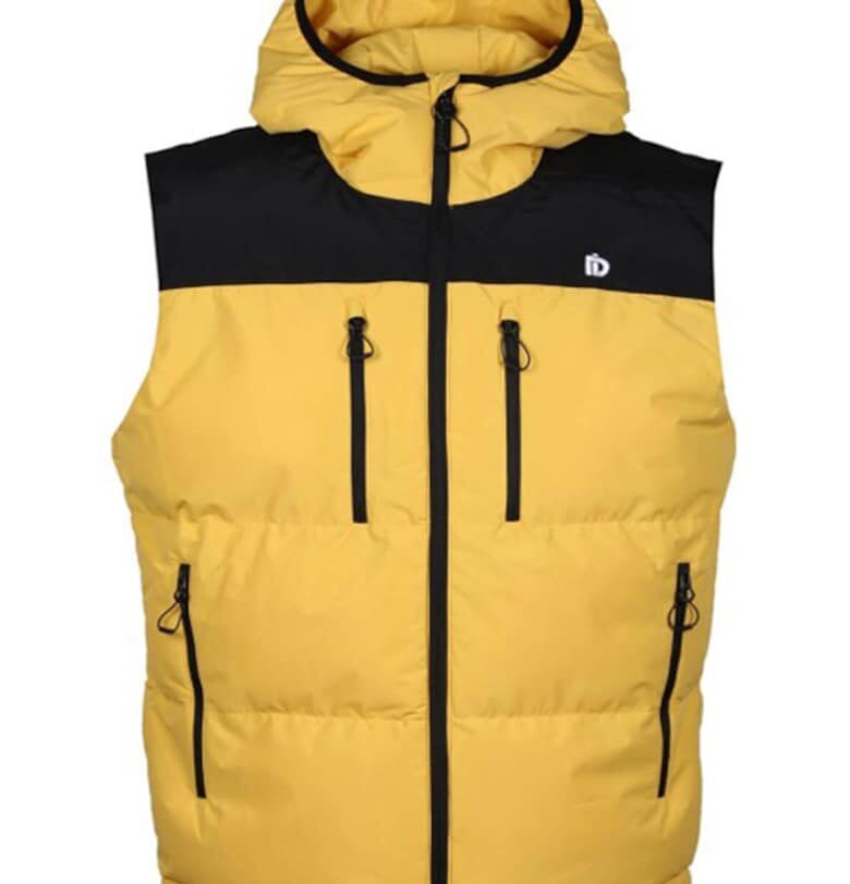 Подплатена жилетка  Laurel - жълта Fundango