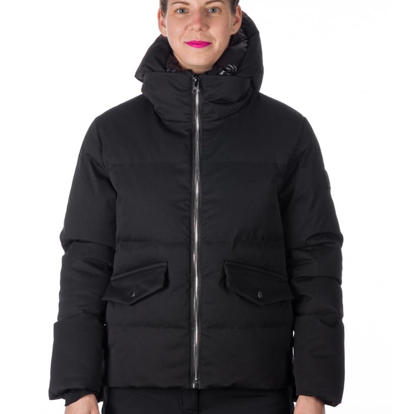 Подплатено зимно яке Rachel с качулка - Черен NORTHFINDER