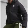 Подплатено зимно яке с качулка - Черен Puma