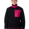 Поларен суитшърт Wyoma с джобове - Черен/Фуксия NORTHFINDER