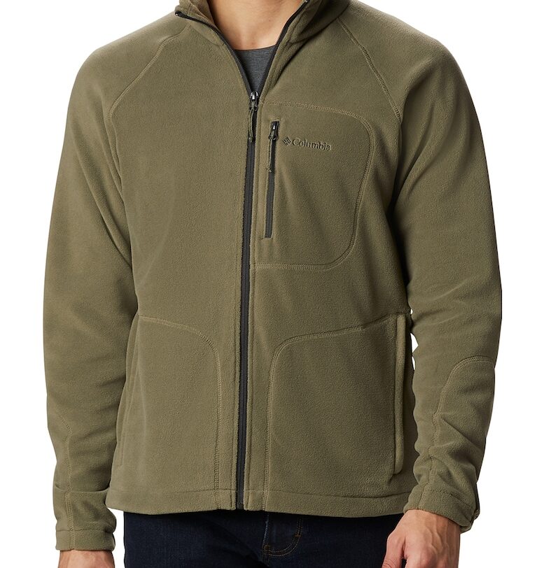 Поларена блуза Fast Trek II за трекинг с цип - Маслинено зелено Columbia