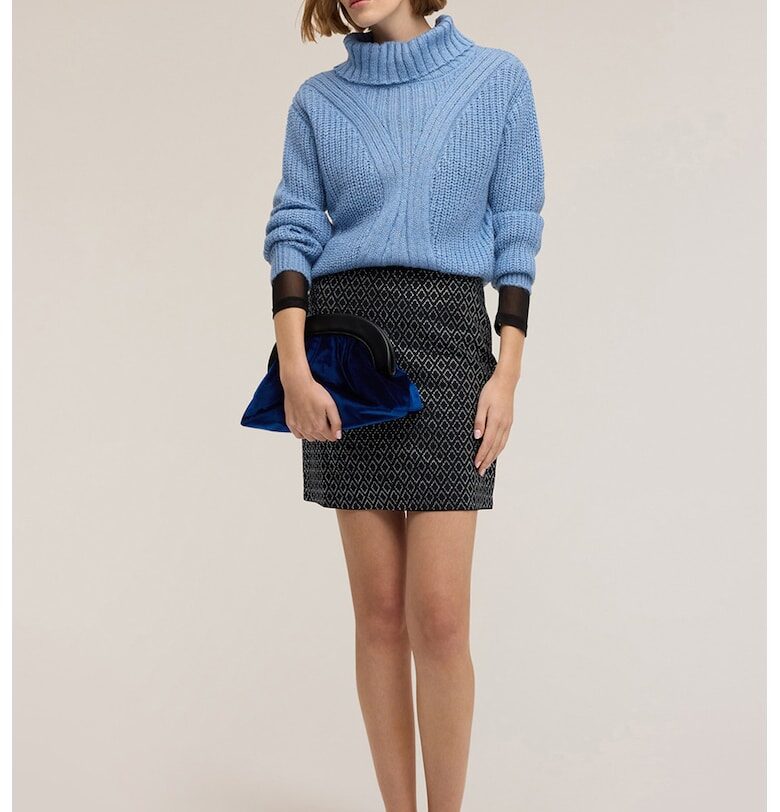 Поло с мохер - Лавандула Motivi