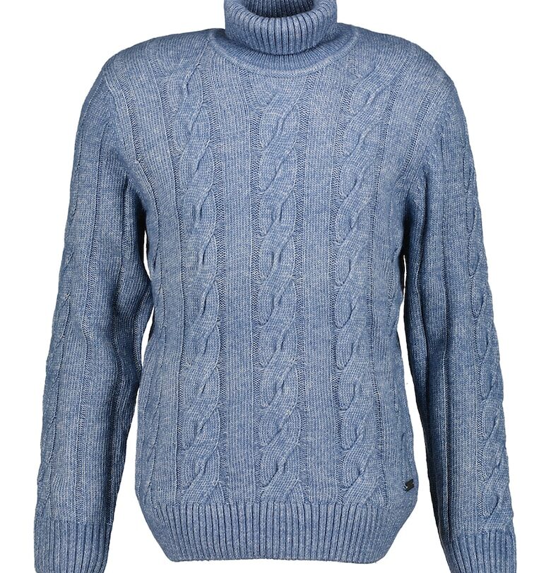 Поло с плетка осморка - Пастелносин Pierre Cardin