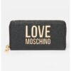 Портмоне от еко кожа с метално лого Love Moschino