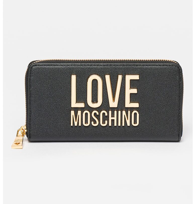 Портмоне от еко кожа с метално лого Love Moschino