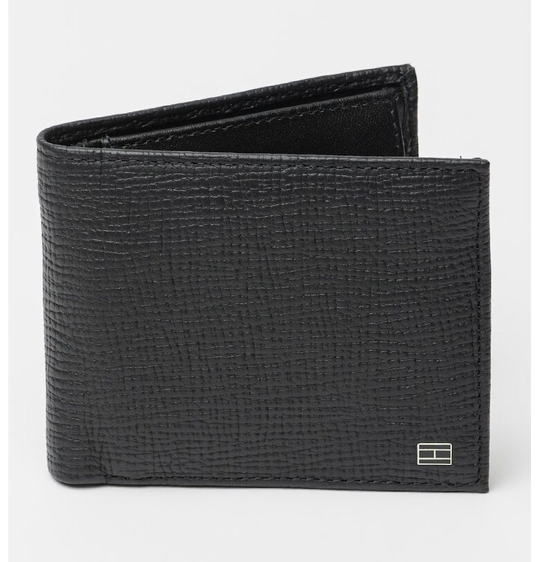 Портфейл Flag Extra с релефна кожа Tommy Hilfiger