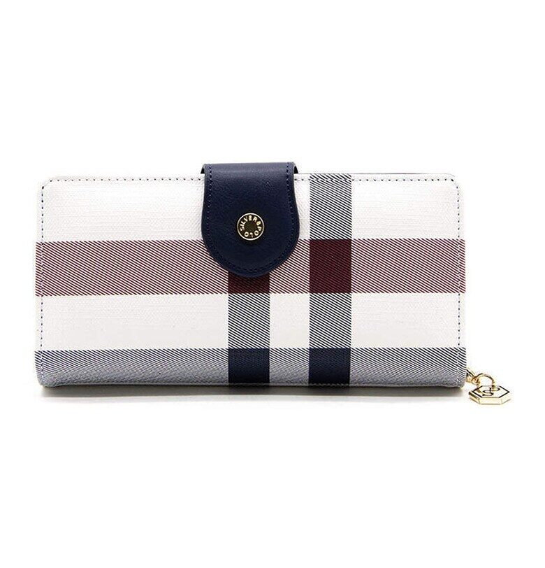 Портфейл от еко кожа с шарка SilverPolo