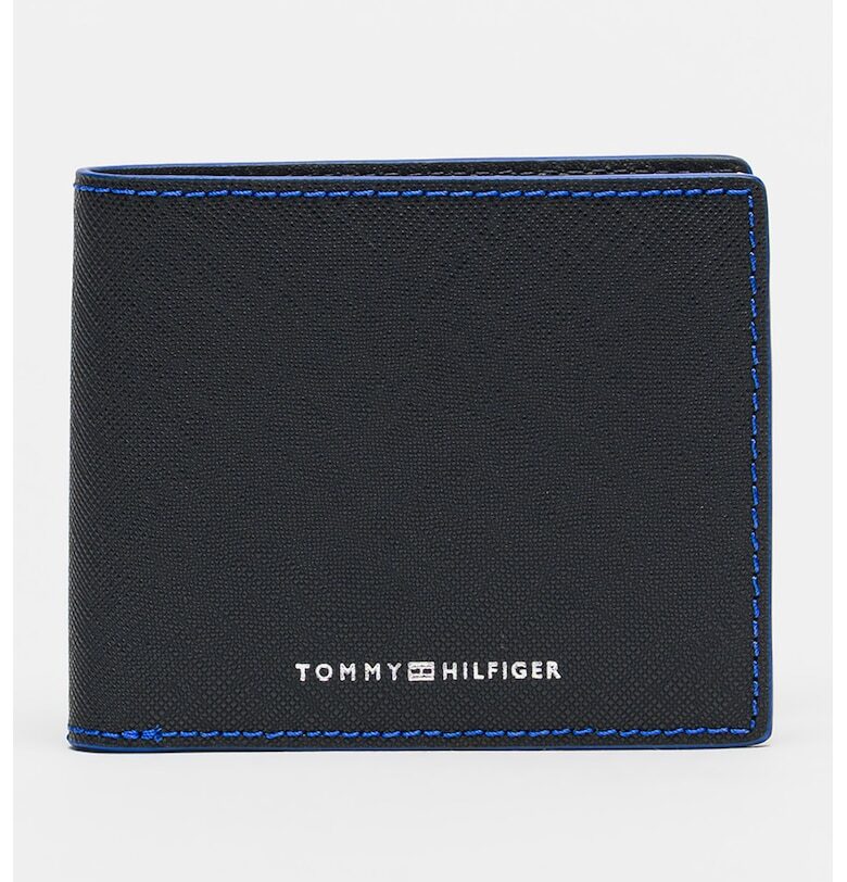 Портфейл от кожа Сафиано с лого Tommy Hilfiger
