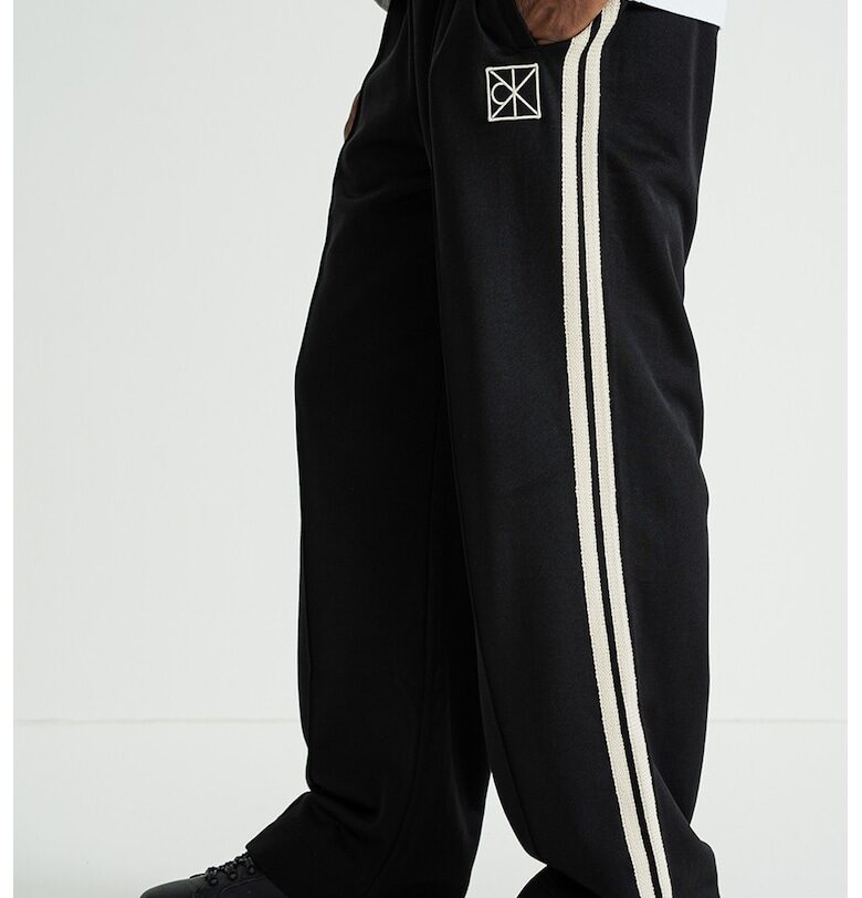 Прав спортен панталон - Слонова кост/Черен CALVIN KLEIN