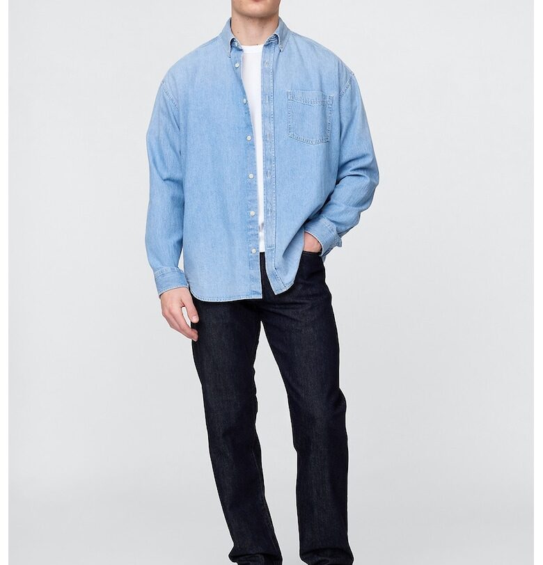 Прави дънки - Черен GAP