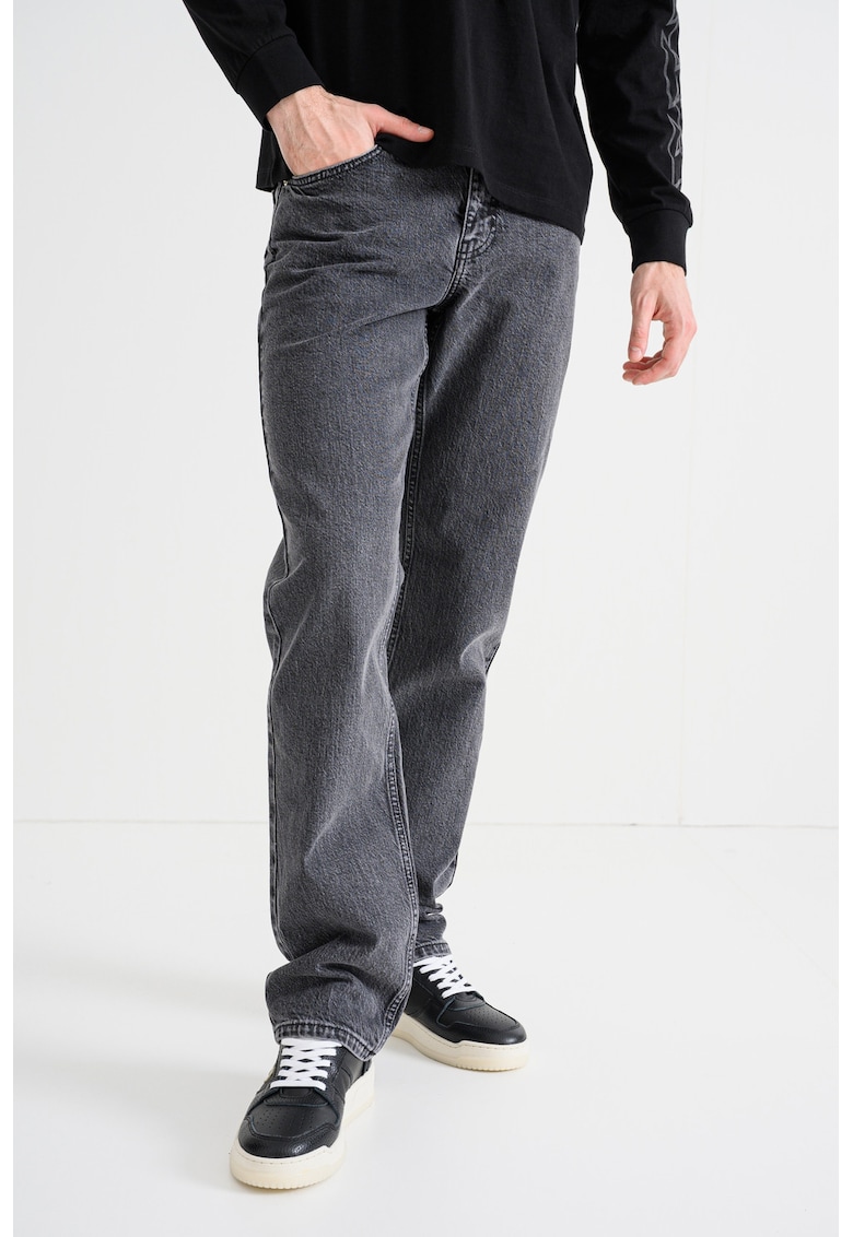 Прави дънки - Сив меланж KARL LAGERFELD JEANS