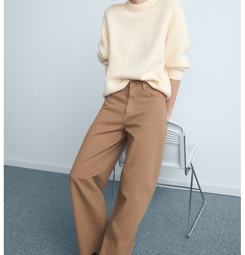 Прави дънки - Камел Mango