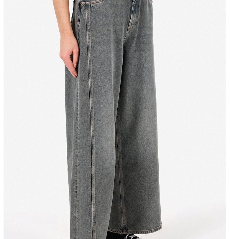 Прави дънки с лиосел - Tъмносив COLINS