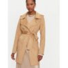 Преходно палто  бежово - полиестер - 94% полиестер - 6% еластан Morgan