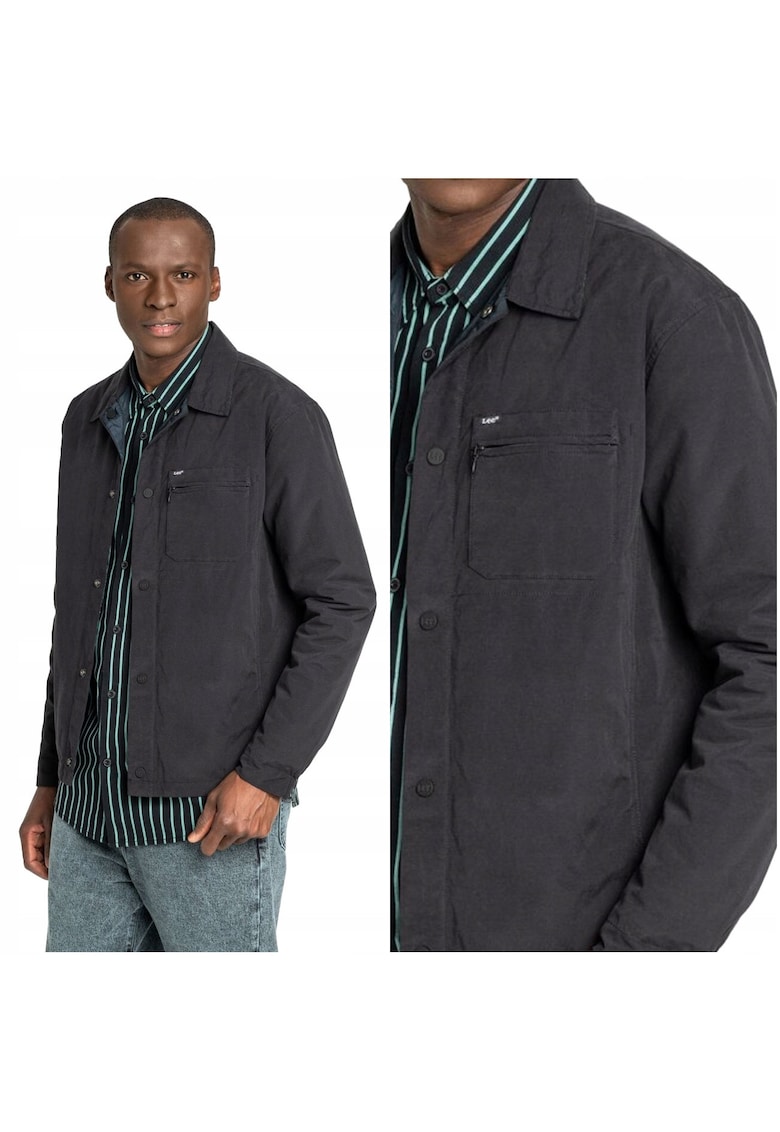 Преходно яке - двулицево - 3 джоба - черно - Lee