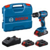 Професионален ударен винтоверт комплект Bosch Professional GSB 18V-45 0615A5002U