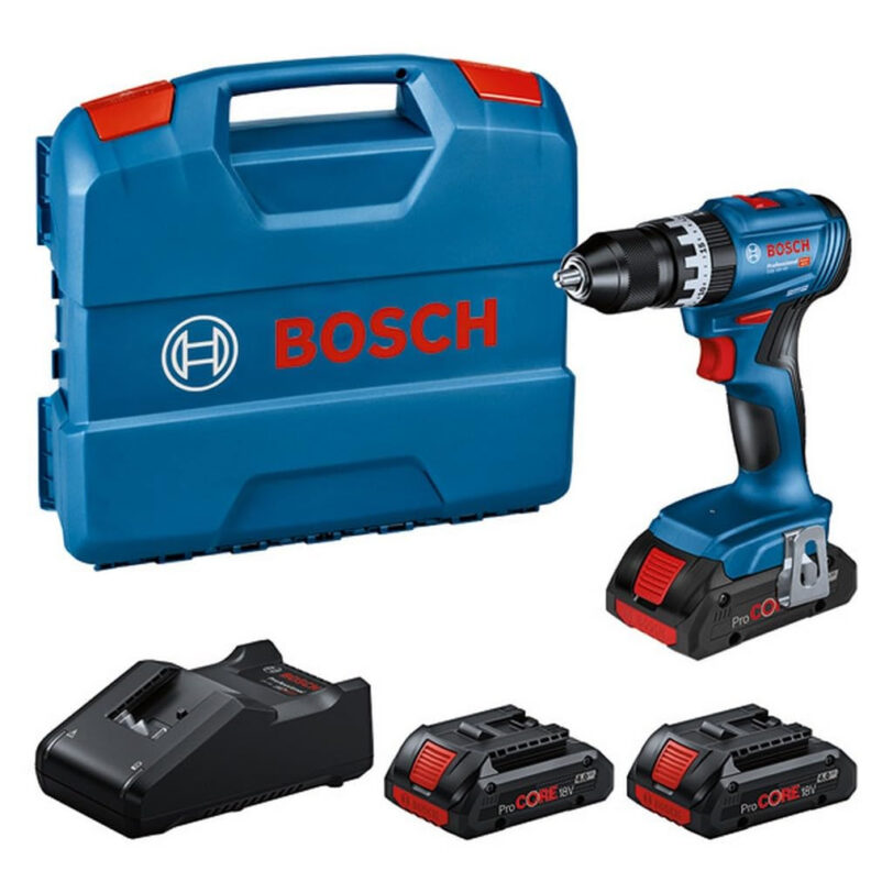 Професионален ударен винтоверт комплект Bosch Professional GSB 18V-45 0615A5002U