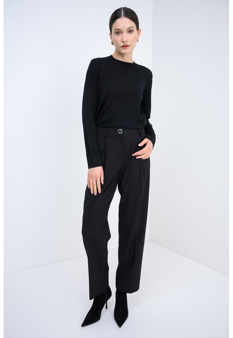 Пуловер без шарка - Черен ARMANI EXCHANGE