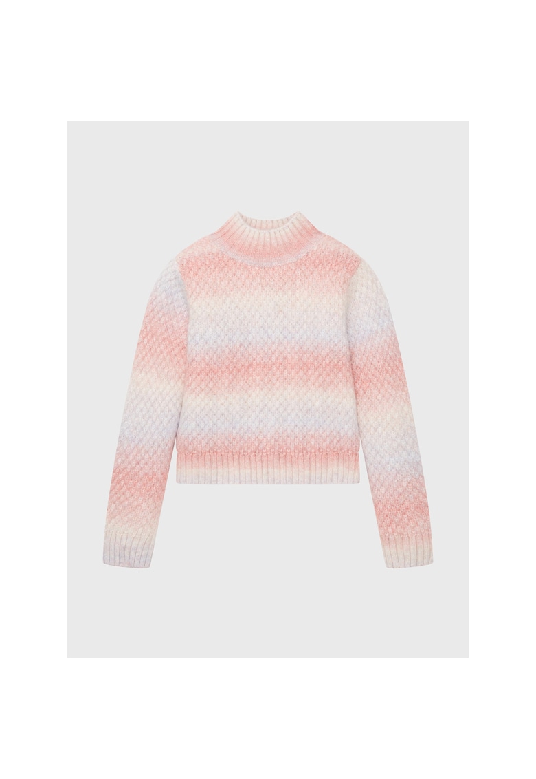 Пуловер за момичета - 301064510 - полиакрил - Розово Tom Tailor