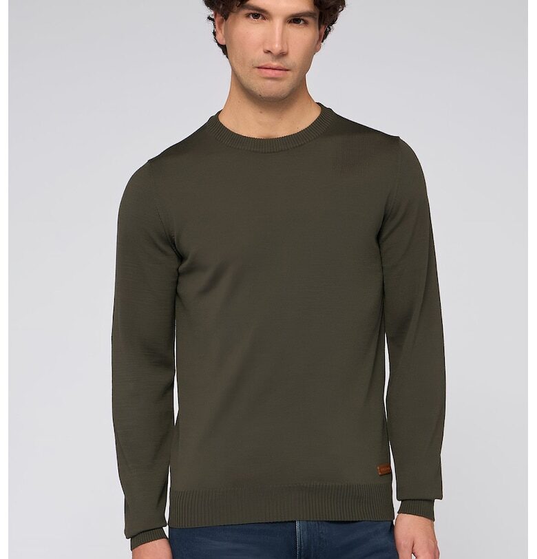 Пуловер от необработена вълна Trussardi