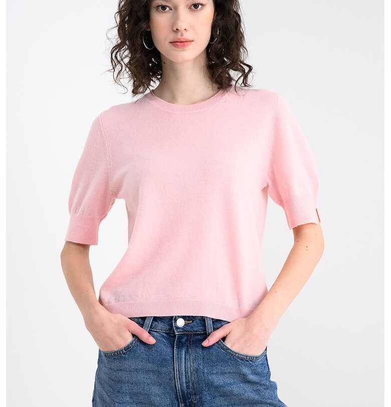 Пуловер от необработена вълна United Colors of Benetton