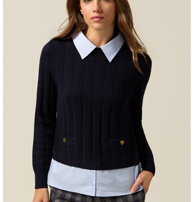 Пуловер с вълна Oltre