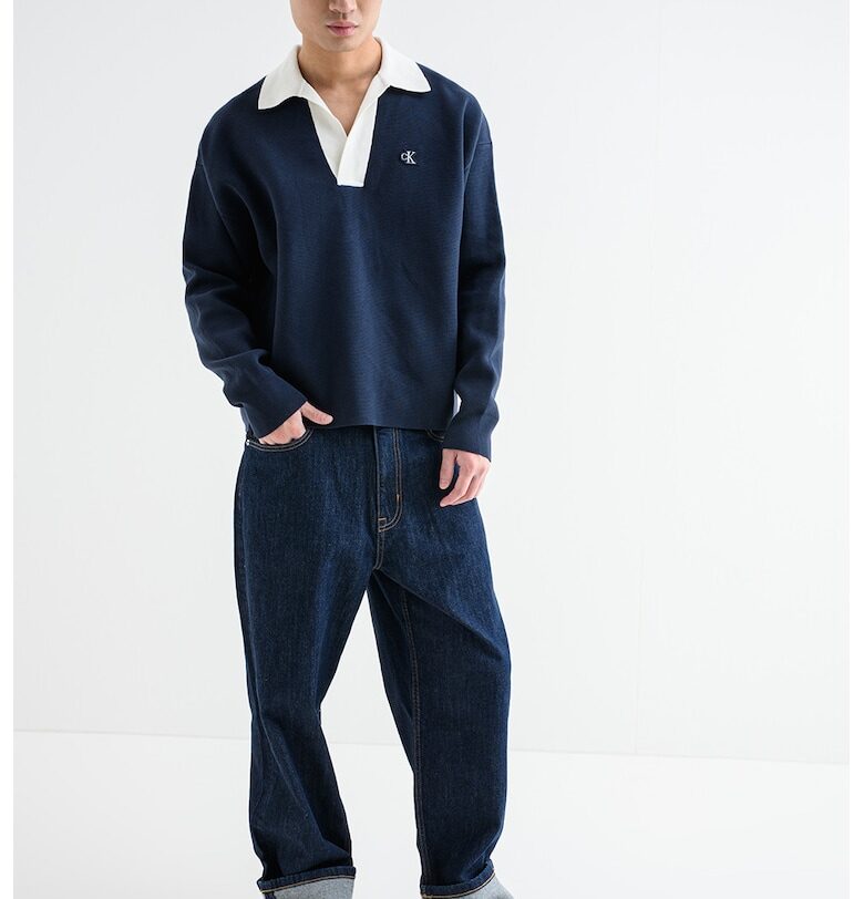 Пуловер с яка CALVIN KLEIN JEANS