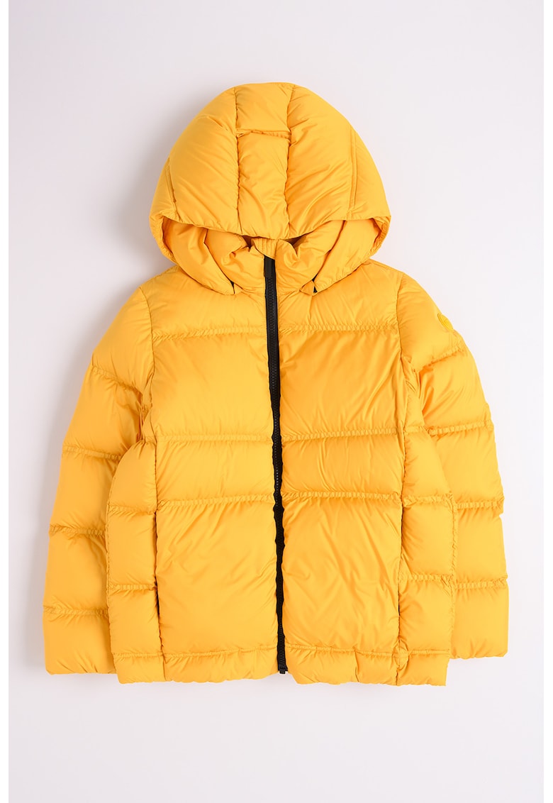 Пухено яке с цип - Шафраново жълто Colmar