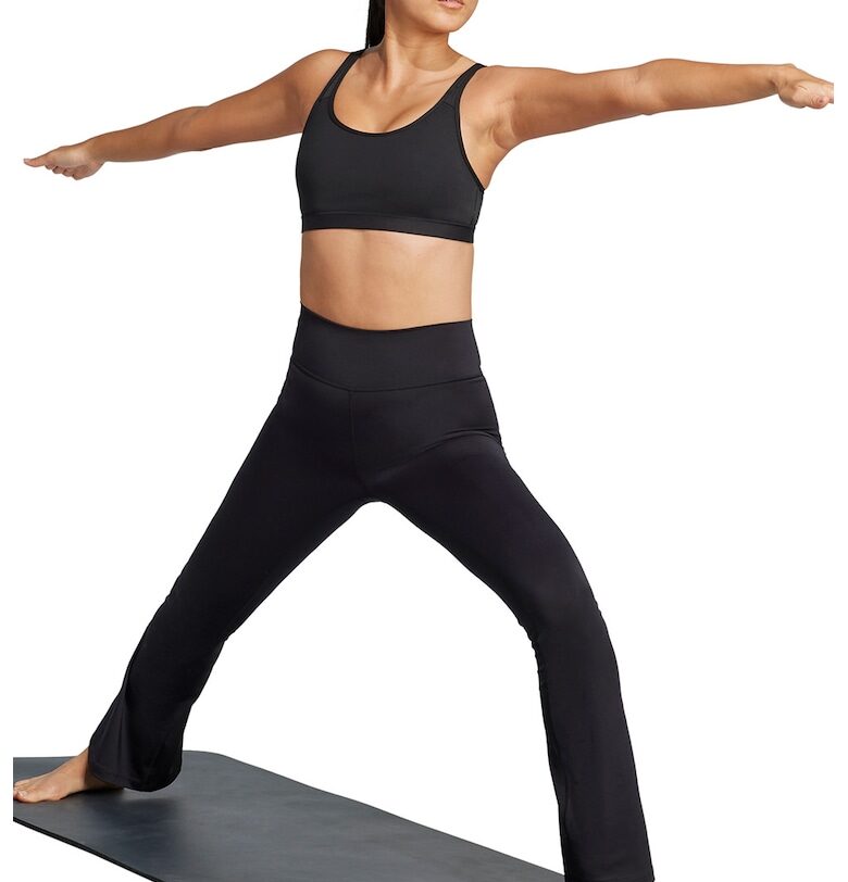 Разкроен фитнес клин - Черен adidas Performance