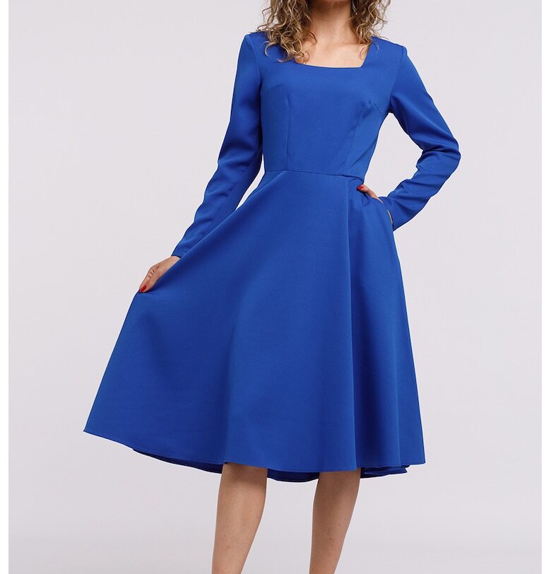 Разкроена миди рокля CAMISSI