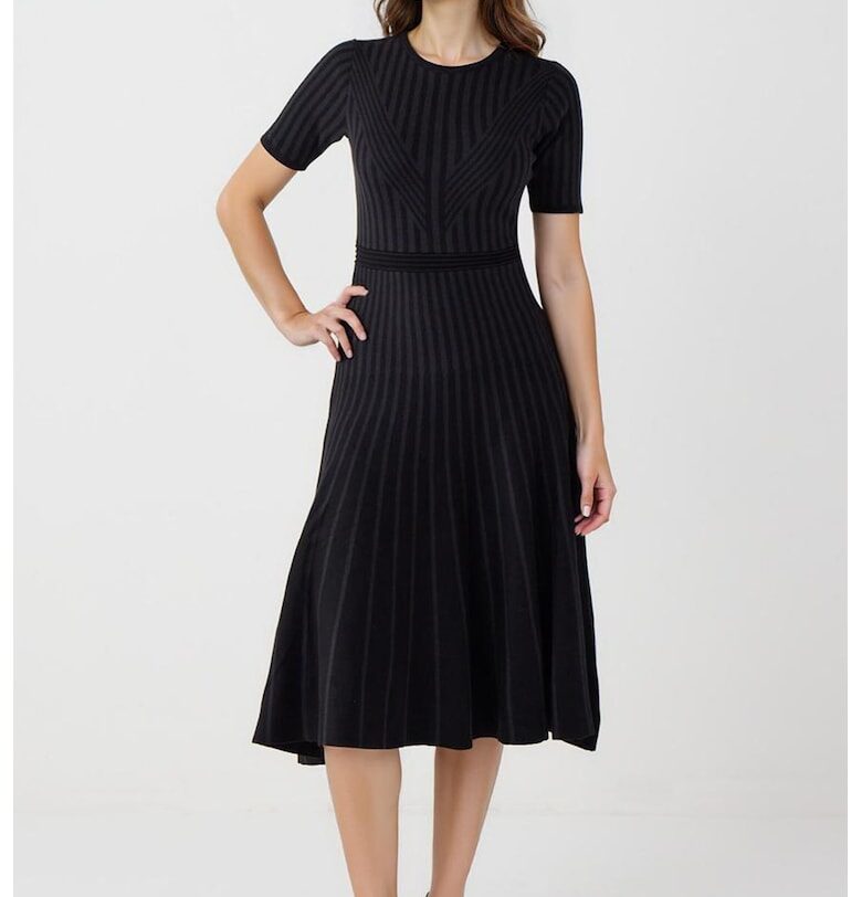 Разкроена рокля от памук и модал JIMMY KEY