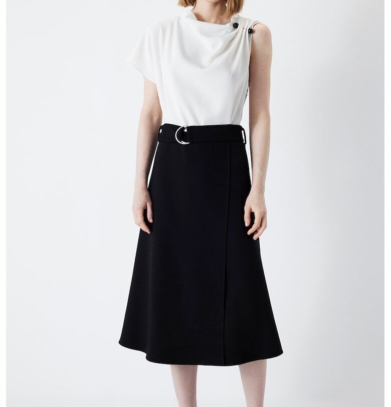 Разкроена рокля с каишка Ipekyol