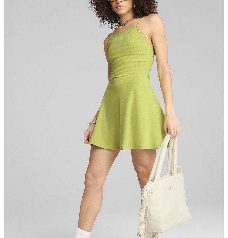 Разкроена рокля с лого Puma