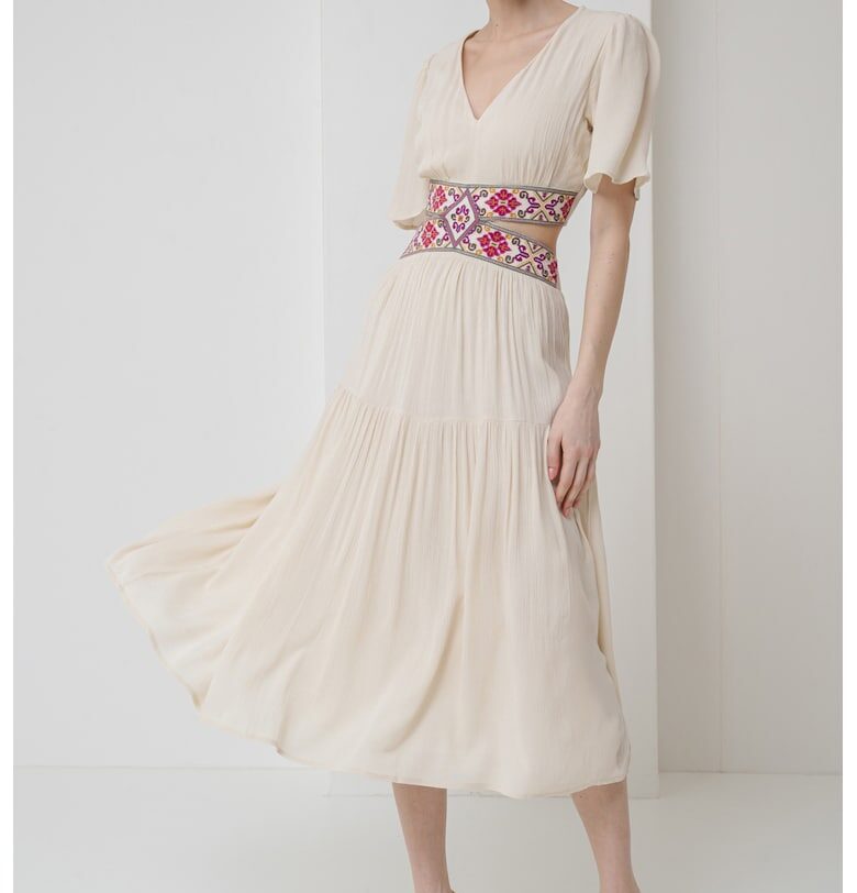 Разкроена рокля с шпиц DESIGUAL