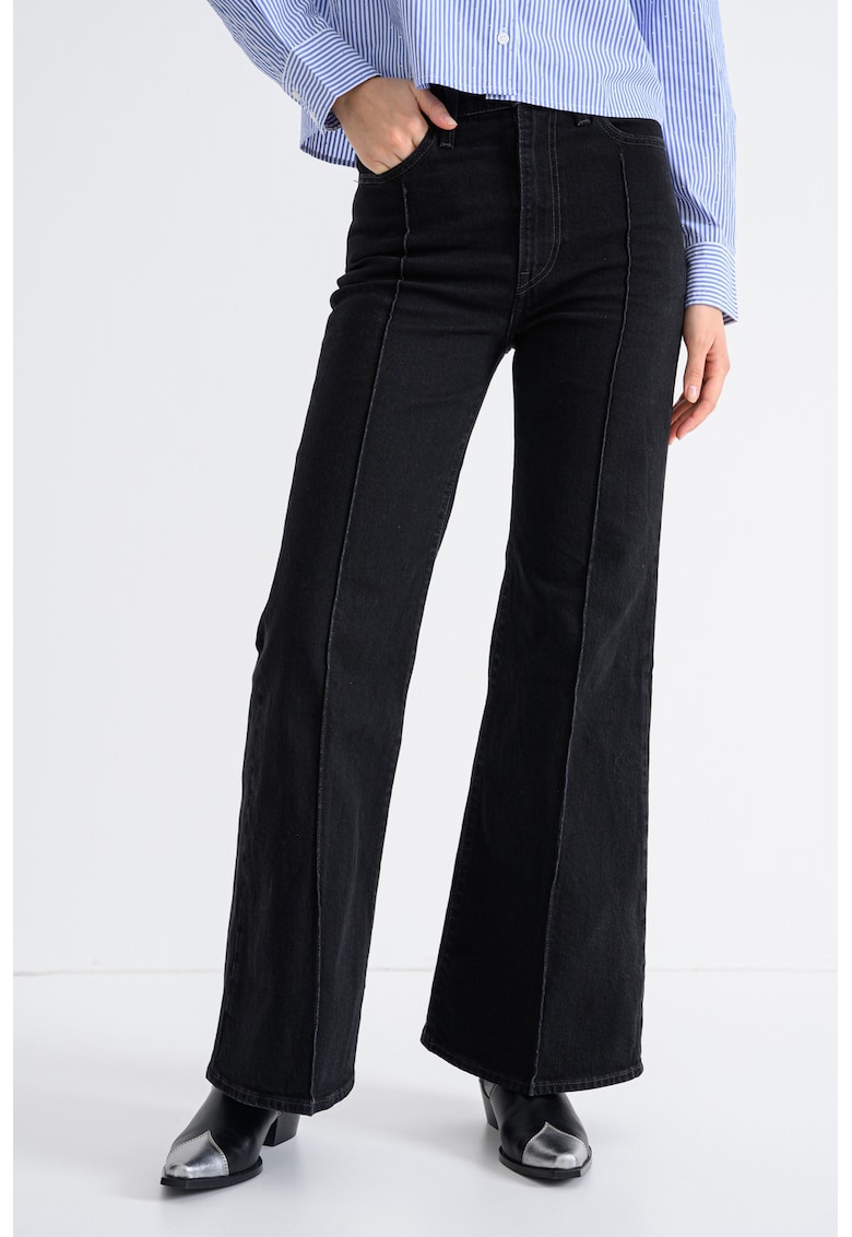 Разкроени дънки Ribcage - Черен Levis