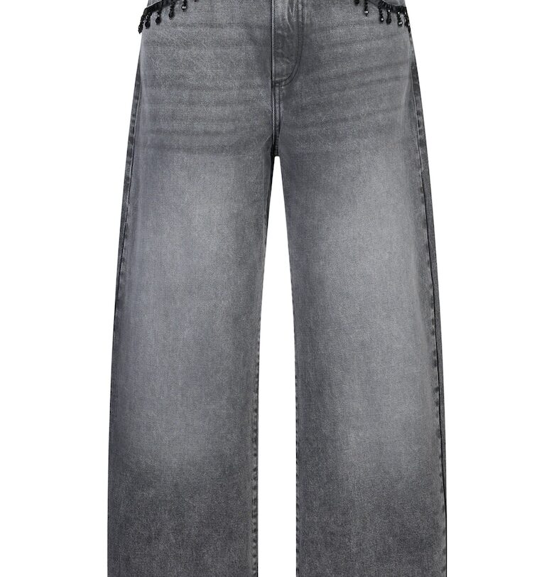 Разкроени дънки с апликации Liu Jo