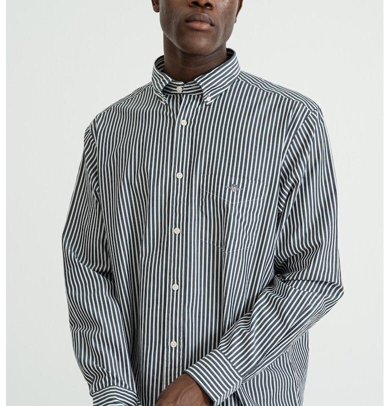 Раирана риза от памук с дълги ръкави Gant