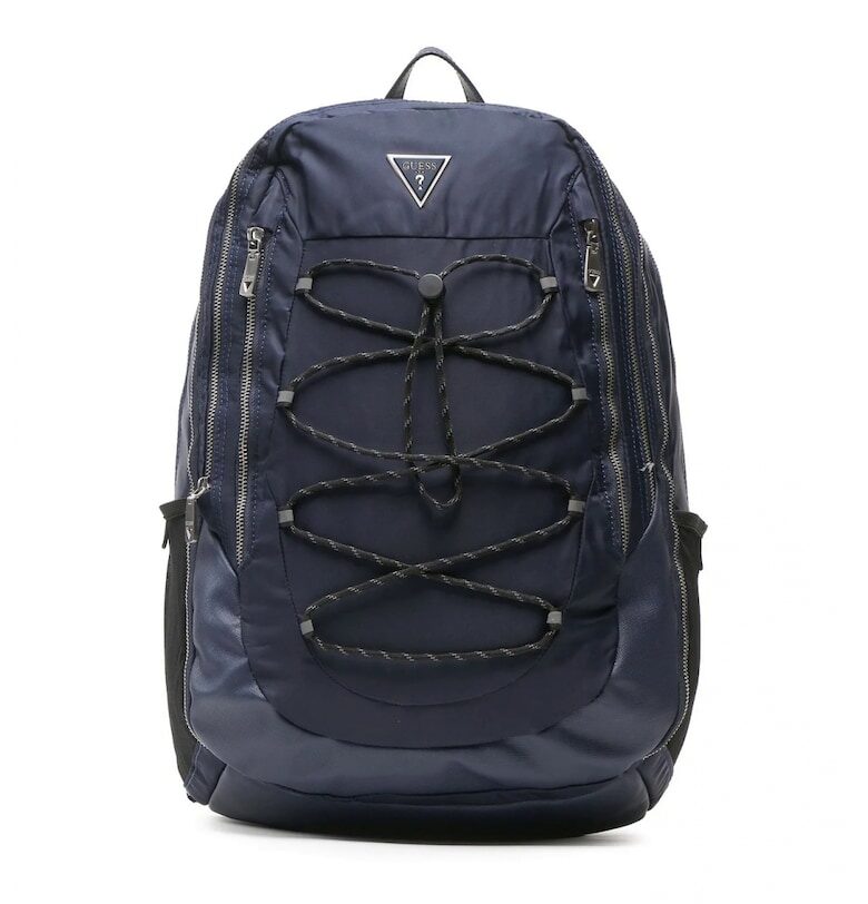 Раница Certosa Nylon Smart HMECRN - тъмносиня - 46 x 33 x 15 cm GUESS