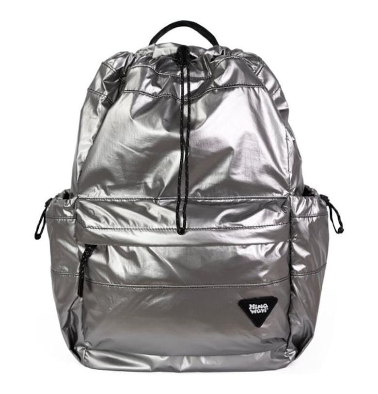 Раница  No. 61 Silver M - 15л - водоустойчива - 38x44см - сребриста Himawari