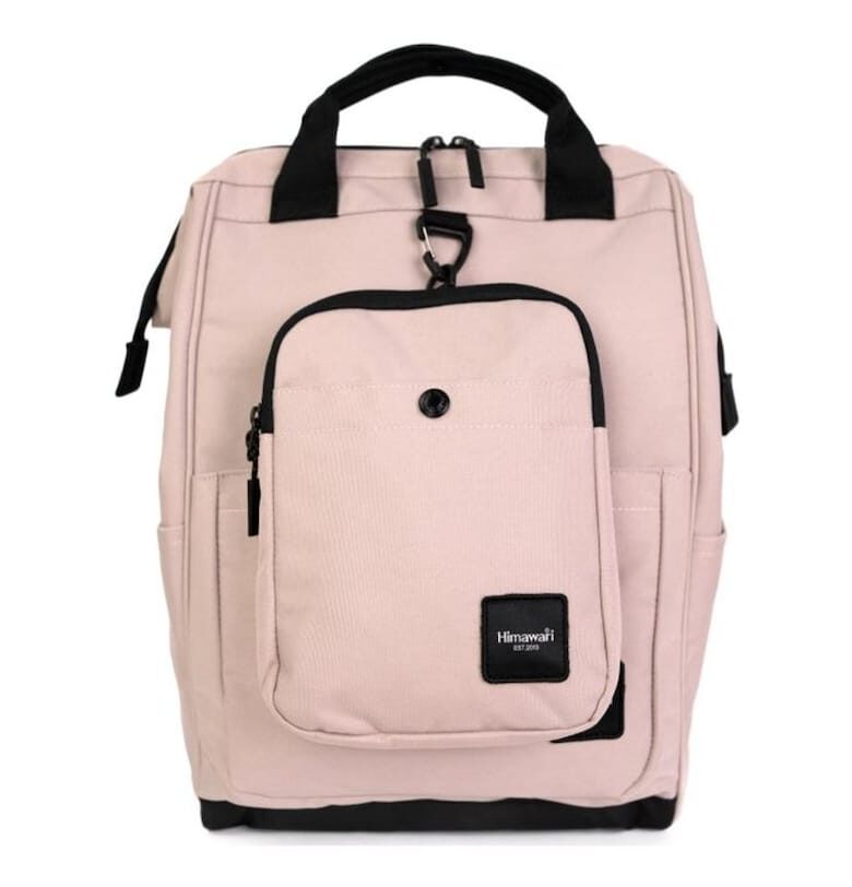 Раница  No. 62 Case M - 14л - розова - 28x40см - водоустойчива - с джоб за лаптоп Himawari