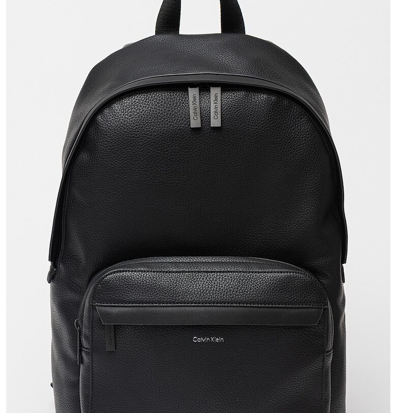 Раница от еко кожа с преден джоб CALVIN KLEIN