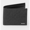 Релефен портфейл с двойно прегъване BOSS