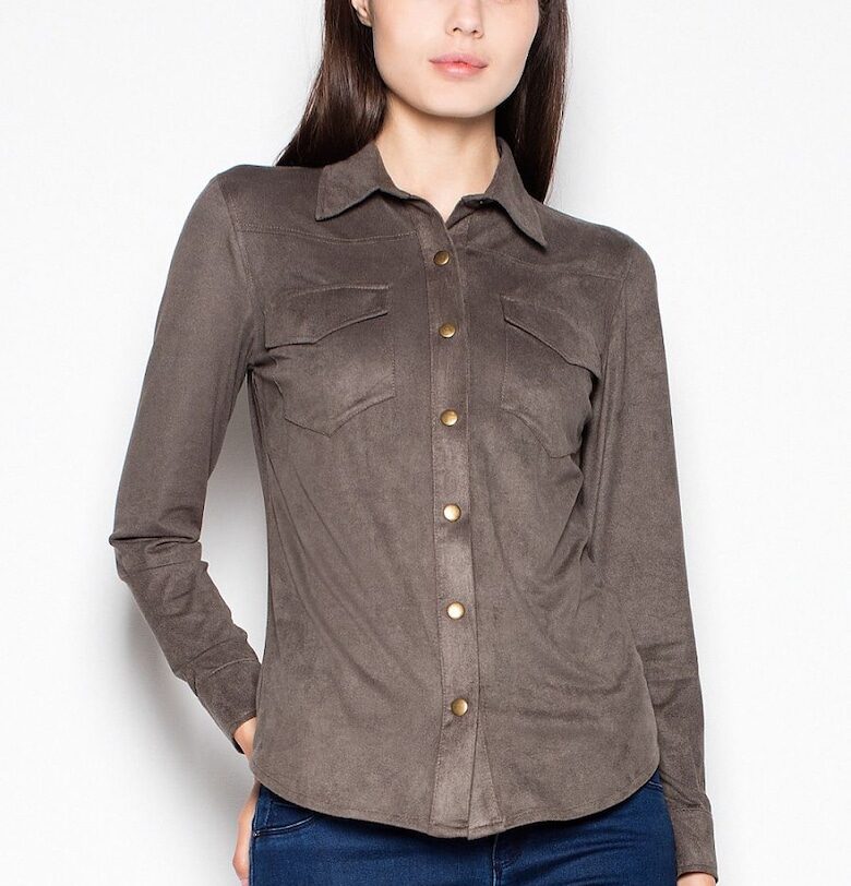 Риза с дълъг ръкав 77464  Зелен Venaton