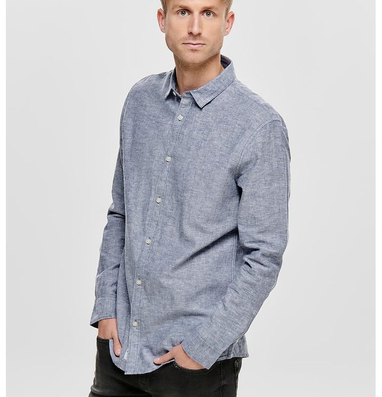 Риза с лен Only  Sons