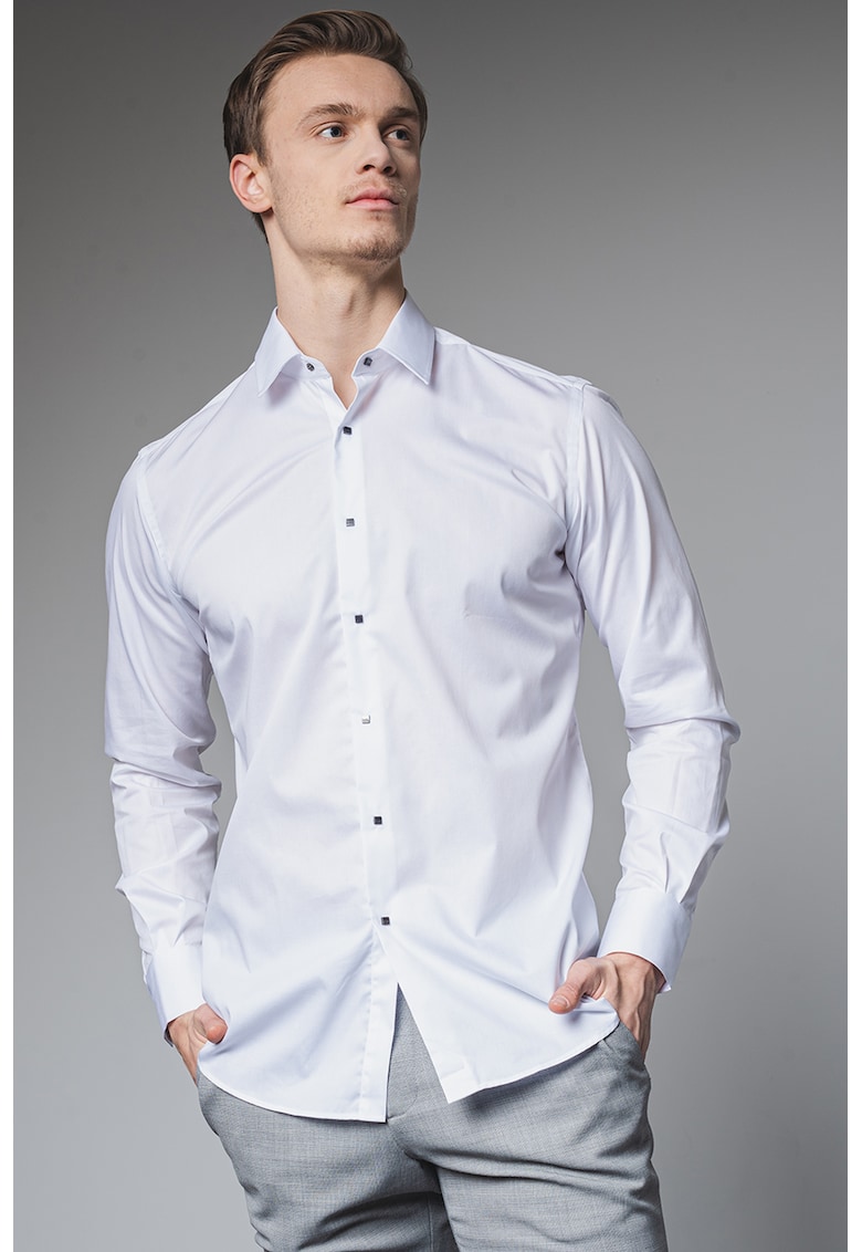 Риза с яка - Бял Karl Lagerfeld