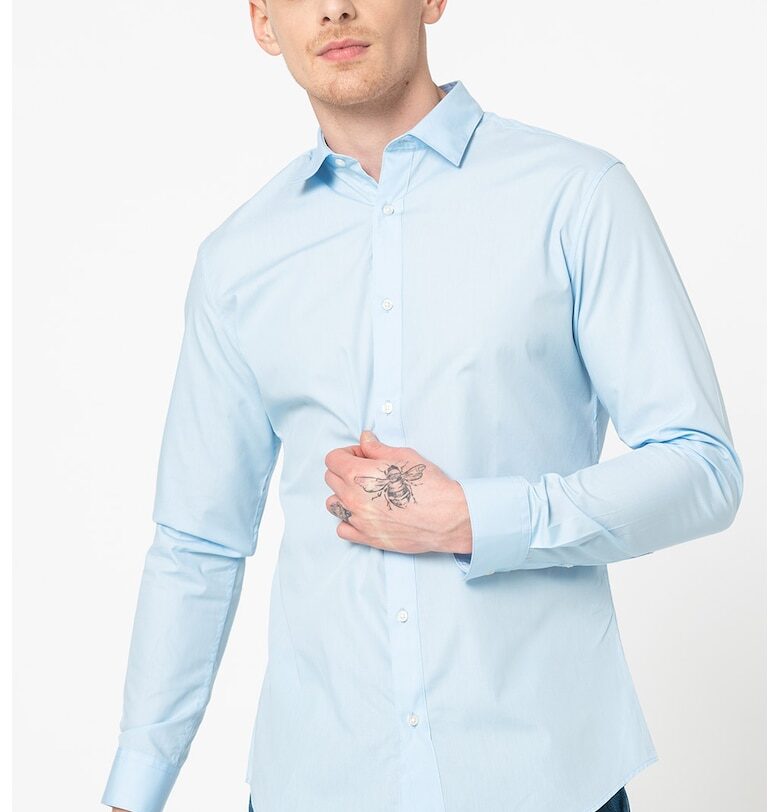 Ризи Joe с широка яка - 2 броя - Бял/Светлосин Jack  Jones