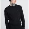 Рипсен пуловер - Черен Tommy Hilfiger
