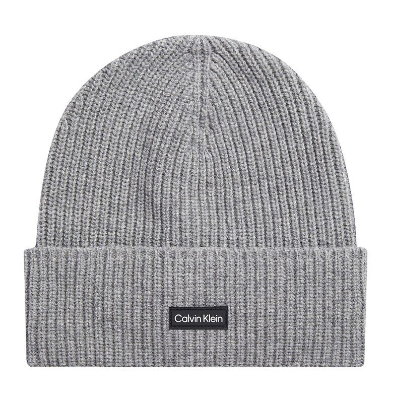 Рипсена шапка с вълна CALVIN KLEIN